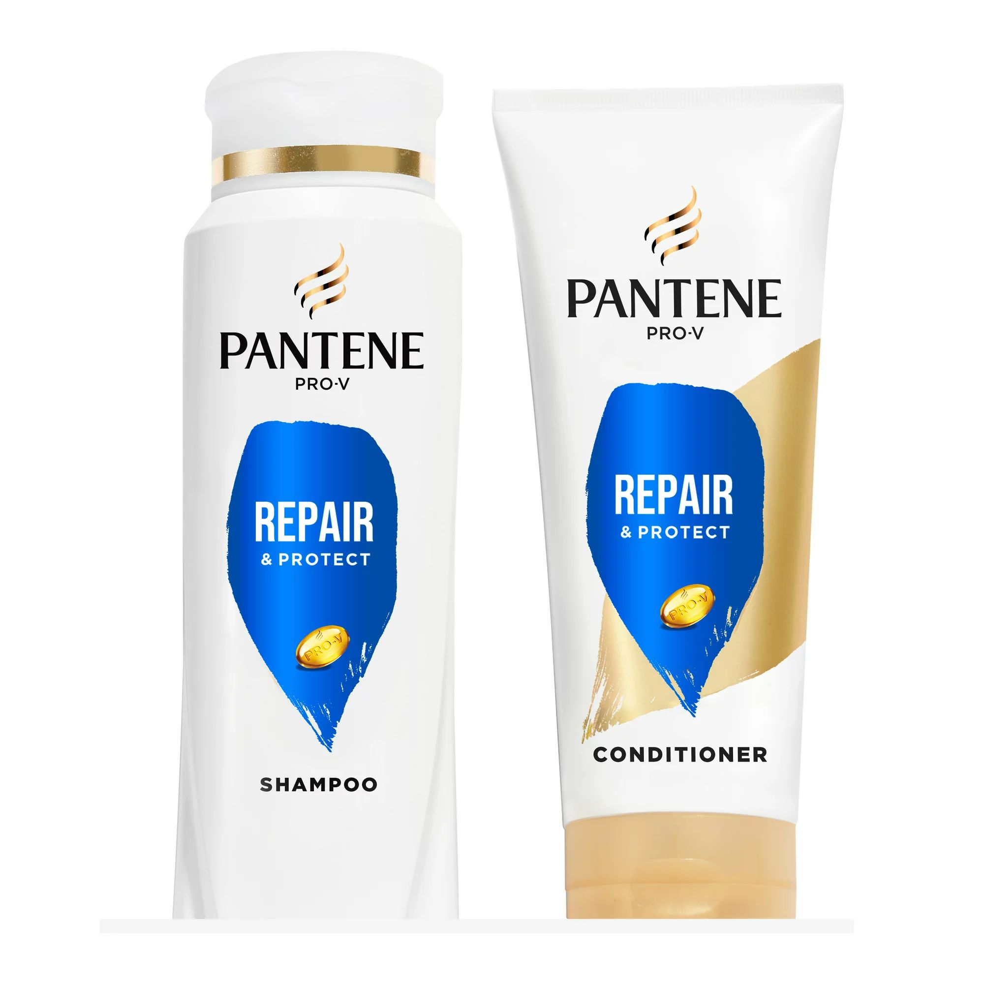 Pantene Pro-V Repair & Protect Shampoo, All Hair Types,10.4 fl oz + Conditioner, 9.0 fl oz | Walmart (US)