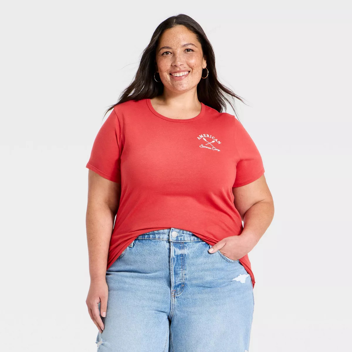 Women's Short Sleeve Graphic T-Shirt - Universal Thread™ Red 2X | Target