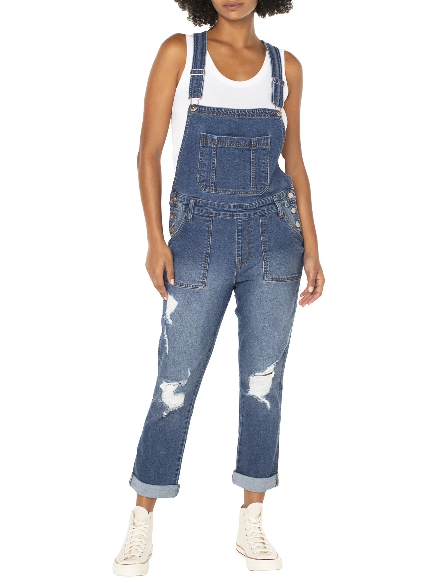 Celebrity Pink Women's Relaxed Overall | Walmart (US)
