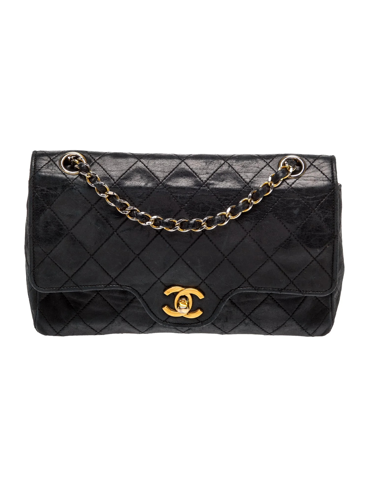 Chanel Classic Small Double Flap Bag - Black Shoulder Bags, Handbags - CHA1403514 | The RealReal | The RealReal