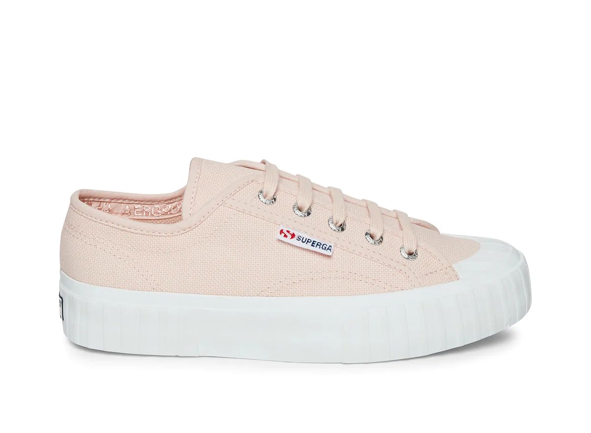 2630 STRIPE DUSTY PINK | Superga (US)