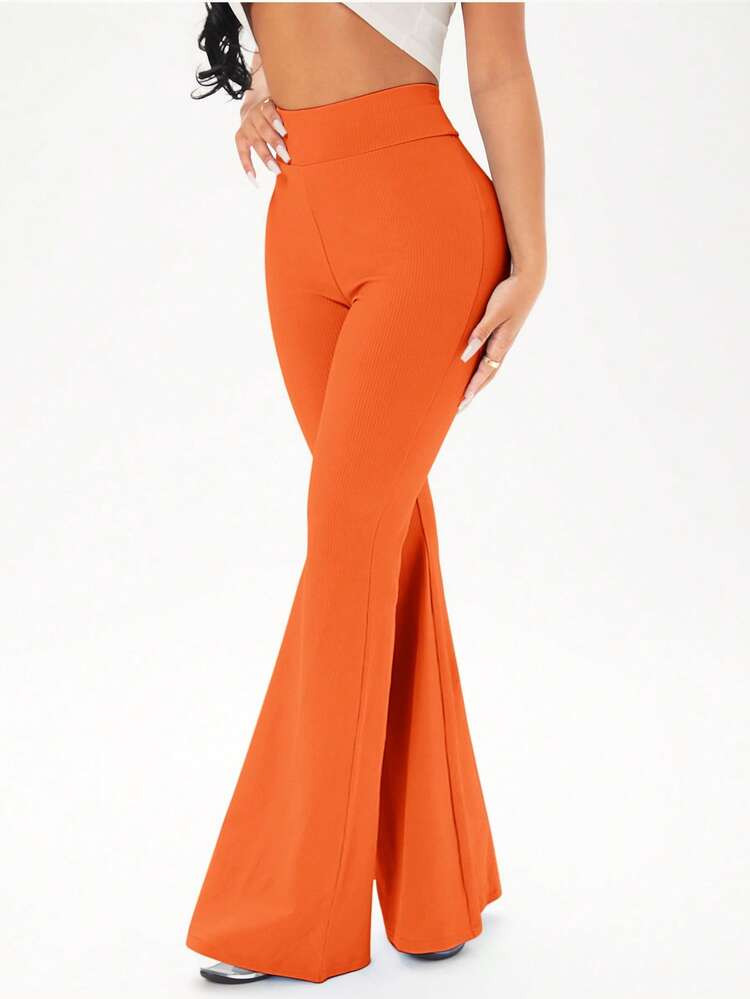 $18.49        
    (1000+)
        
      SHEIN SXY Solid Flare Leg Pants
       
              
... | SHEIN