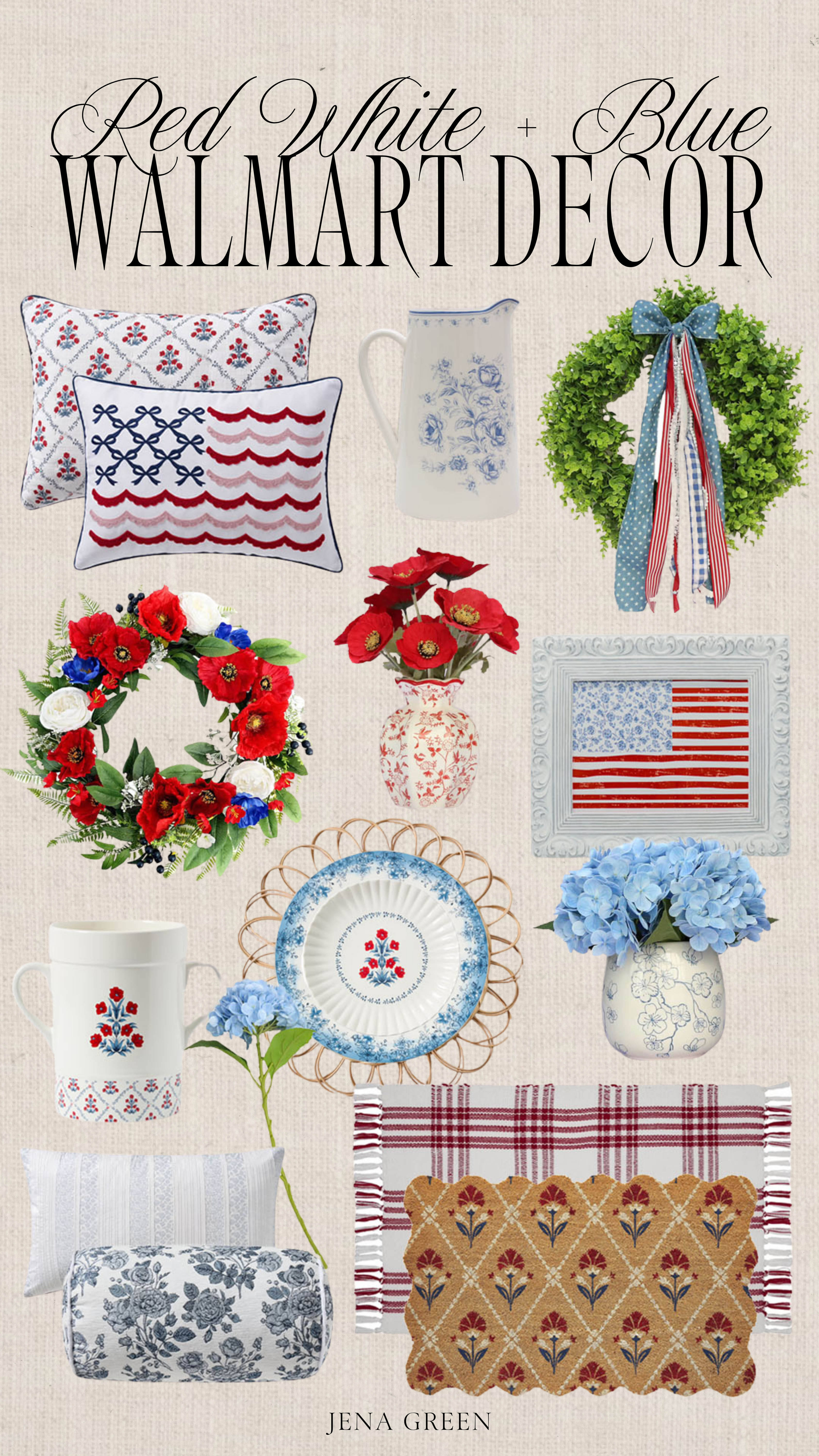 Red White & Blue Decor | Memorial Day Decor | Memorial Day Home Decor | Memorial Day Decor 

 #LTKSeasonal #LTKHome