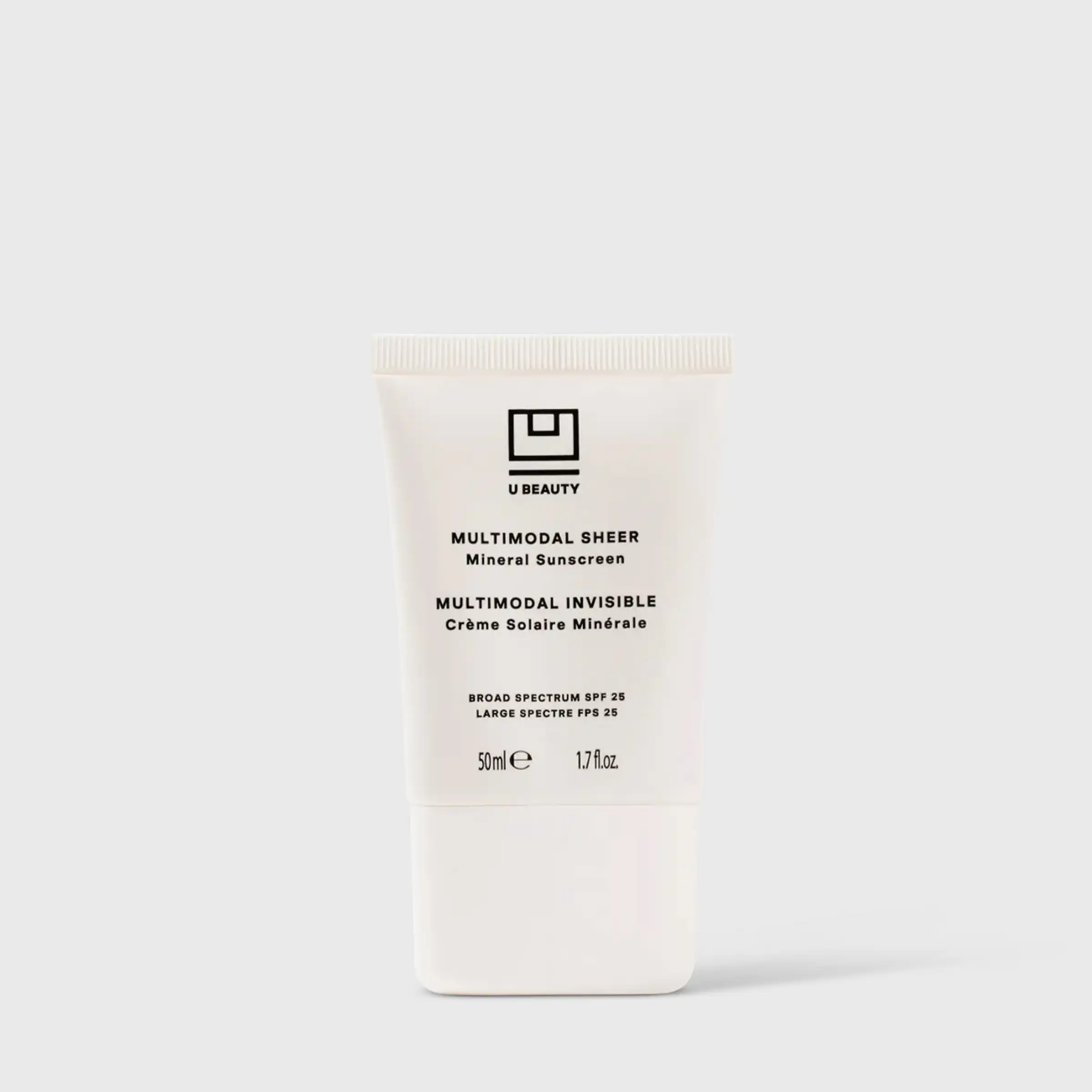 Multimodal Sheer Mineral Sunscreen Broad Spectrum SPF 25 | U Beauty