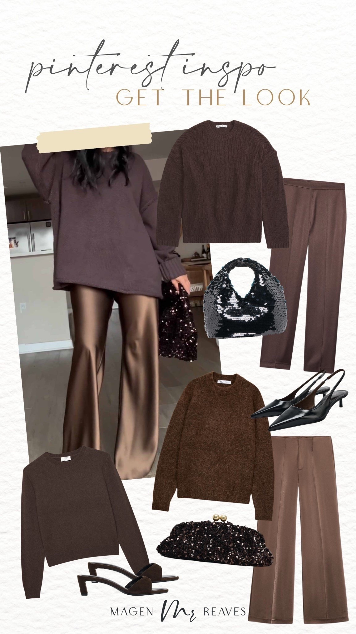 Pinterest outfit inspo!

Chic style, chic fashion, elevated fashion, trendy fashion, brown silk pants 

#LTKSeasonal #LTKHoliday
