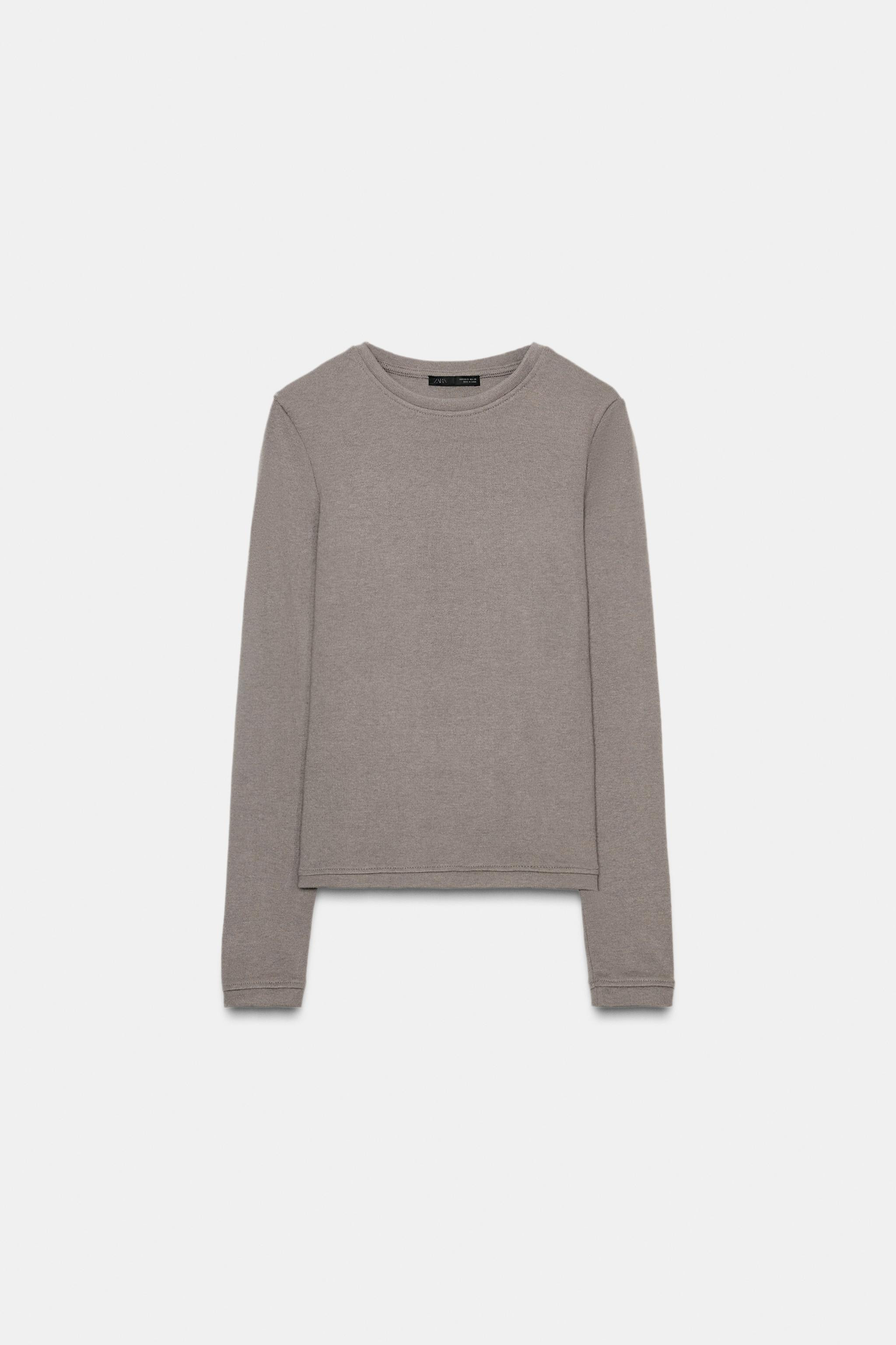 LONG SLEEVE T-SHIRT | Zara UK