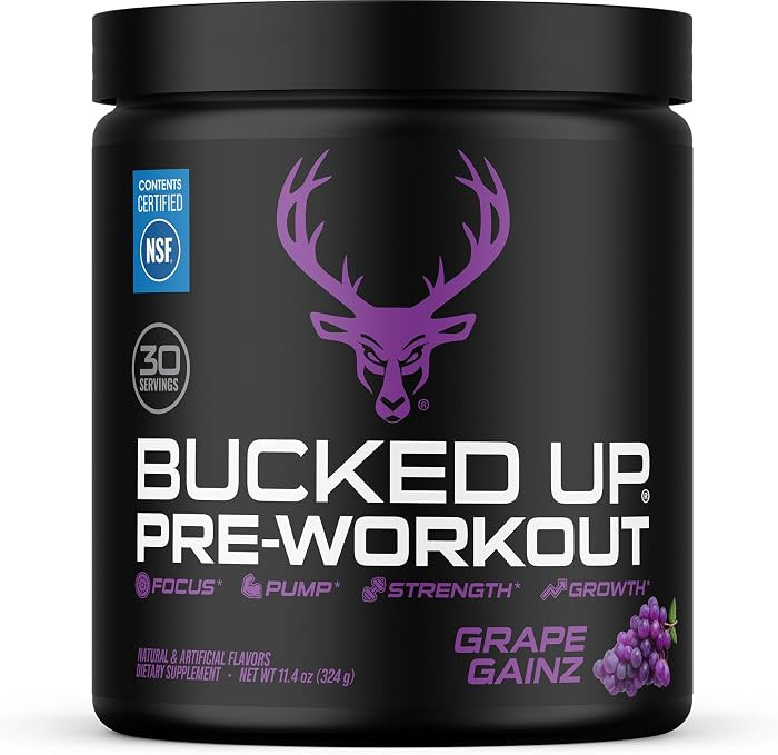Bucked Up Pre Workout 6 Grams Citrulline, 2 Grams Beta Alanine, and 3 Other Registered trademarke... | Amazon (US)