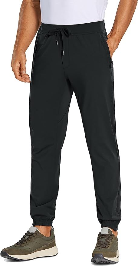 CRZ YOGA Mens 4-Way Stretch Golf Joggers with Pockets 28''/30"/32" - Work Sweatpants Track Gym At... | Amazon (US)