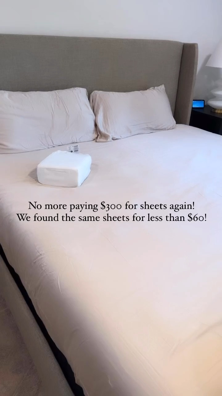 No more spending lots of 💵 for good sheets! We found sheets that are identical to our $300 sheets, but at a fraction of the price! They are made from the same exact material, cooling, soft, and silky. Even Rob (the biggest sheet snob) loves them. Give them a try, I promise you won’t be disappointed!

#LTKGiftGuide #LTKHome #LTKFamily
