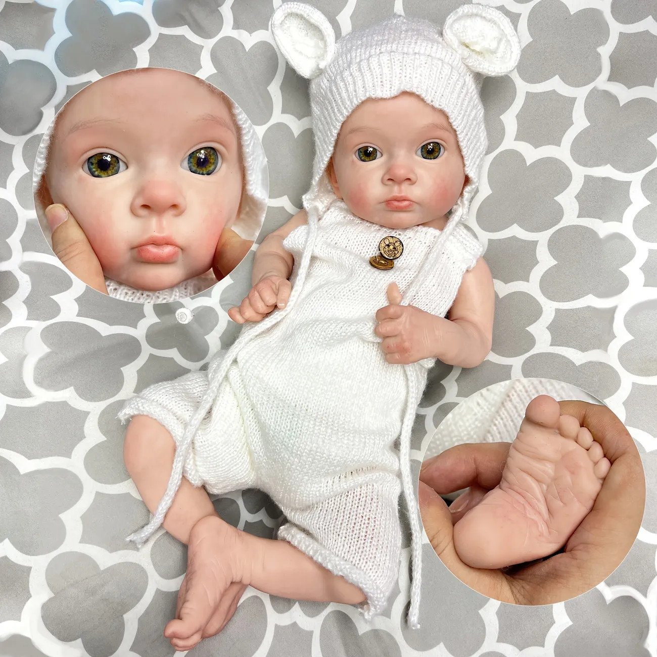 18inch 45cm All Silicone Doll Girl Painted Realistic Full Body Soft Solid Silicone Reborn Baby Do... | Temu Affiliate Program
