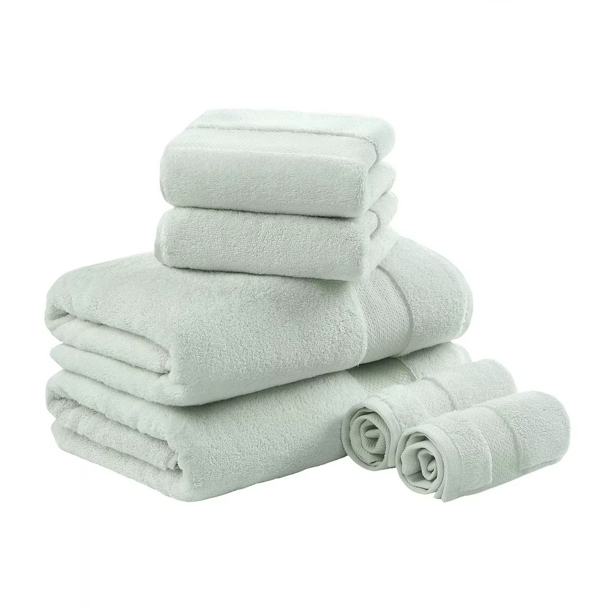 Madison Park Signature 6-Piece Oversized Turkish Cotton Bath Towel Set | Kohl's