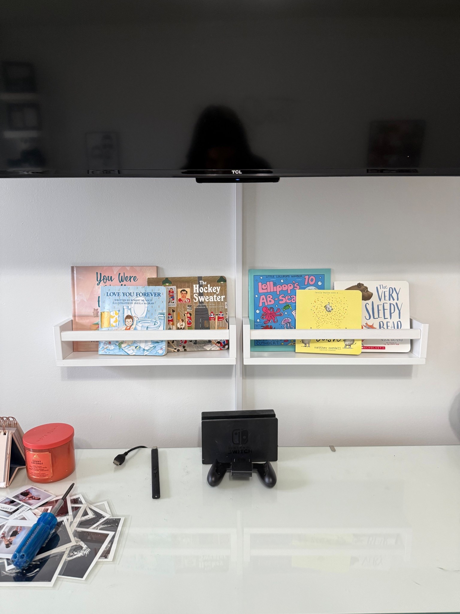 floating shelves perfect for baby books in the nursery/kids room📚🤍

#LTKKids #LTKHome #LTKmomlife