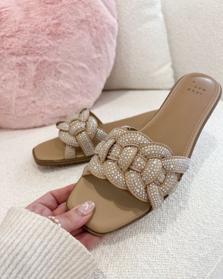 These new sandals are so gorgeous! ✨ they fit TTS

A new day sandals, Target new arrivals, spring shoes, rhinestones sandals, sparkly sandals, neutral shoes, spring fashion, vacation looks, fancythingsblog

#LTKfindsunder100 #LTKshoecrush #LTKfindsunder50