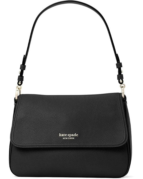 Kate Spade New York New Core Pebble Pebbled Leather Medium Convertible Flap Shoulder Bag | Amazon (US)