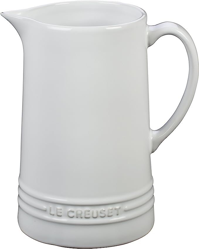 Le Creuset Stoneware Pitcher, 1.6 qt., White | Amazon (US)