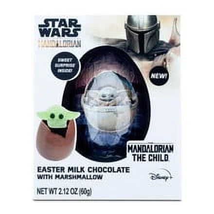 The Mandalorian Chocolate Egg with Marshmallow 3 Pack - Walmart.com | Walmart (US)