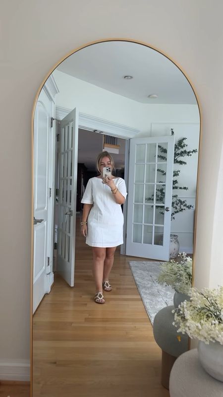 Abercrombie dress on sale 20% off now! Obsessed with this casual chic linen dress. Wearing size small. 

@abercrombie #abercrombie #dress #dresses #abercrombiedress #summeroutfit #summeroutfits 

#LTKVideo #LTKMidsize #LTKSaleAlert