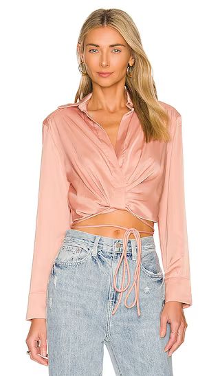 Perry Top in Blush | Revolve Clothing (Global)