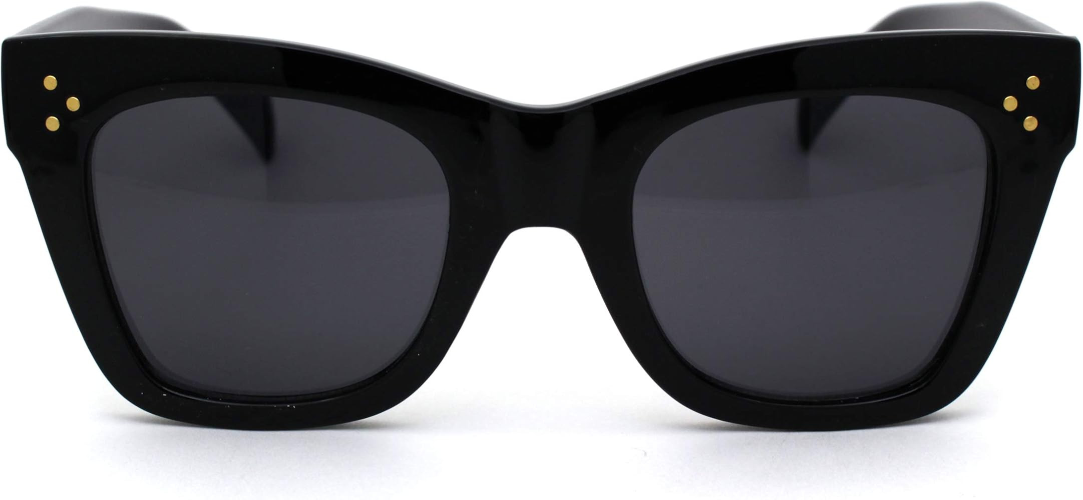 SA106 Womens Thick Plastic Nerdy Boyfriend Horn Rim Sunglasses | Amazon (CA)