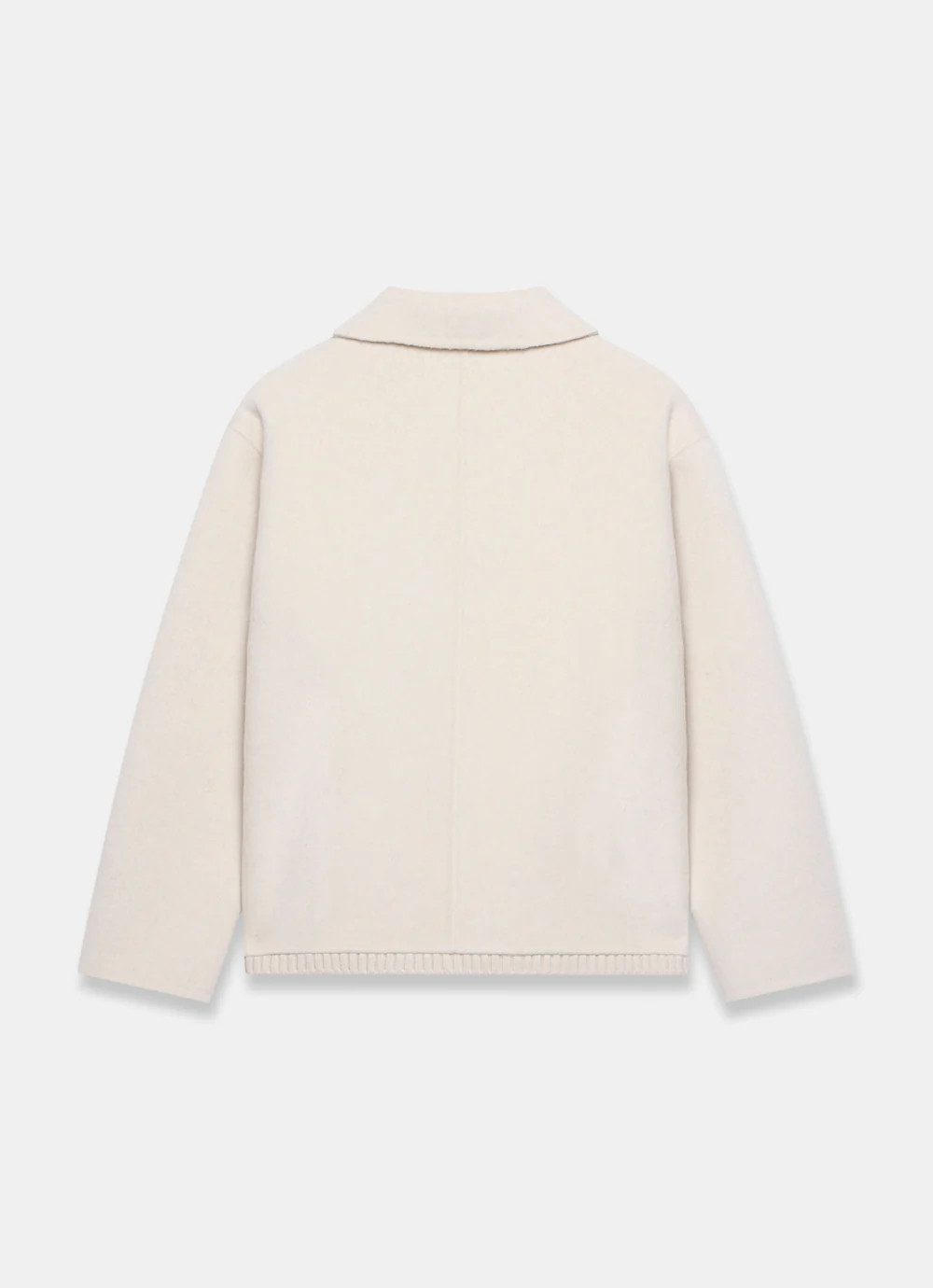 Cream Wool Blend Hand Finished Jacket | Mint Velvet