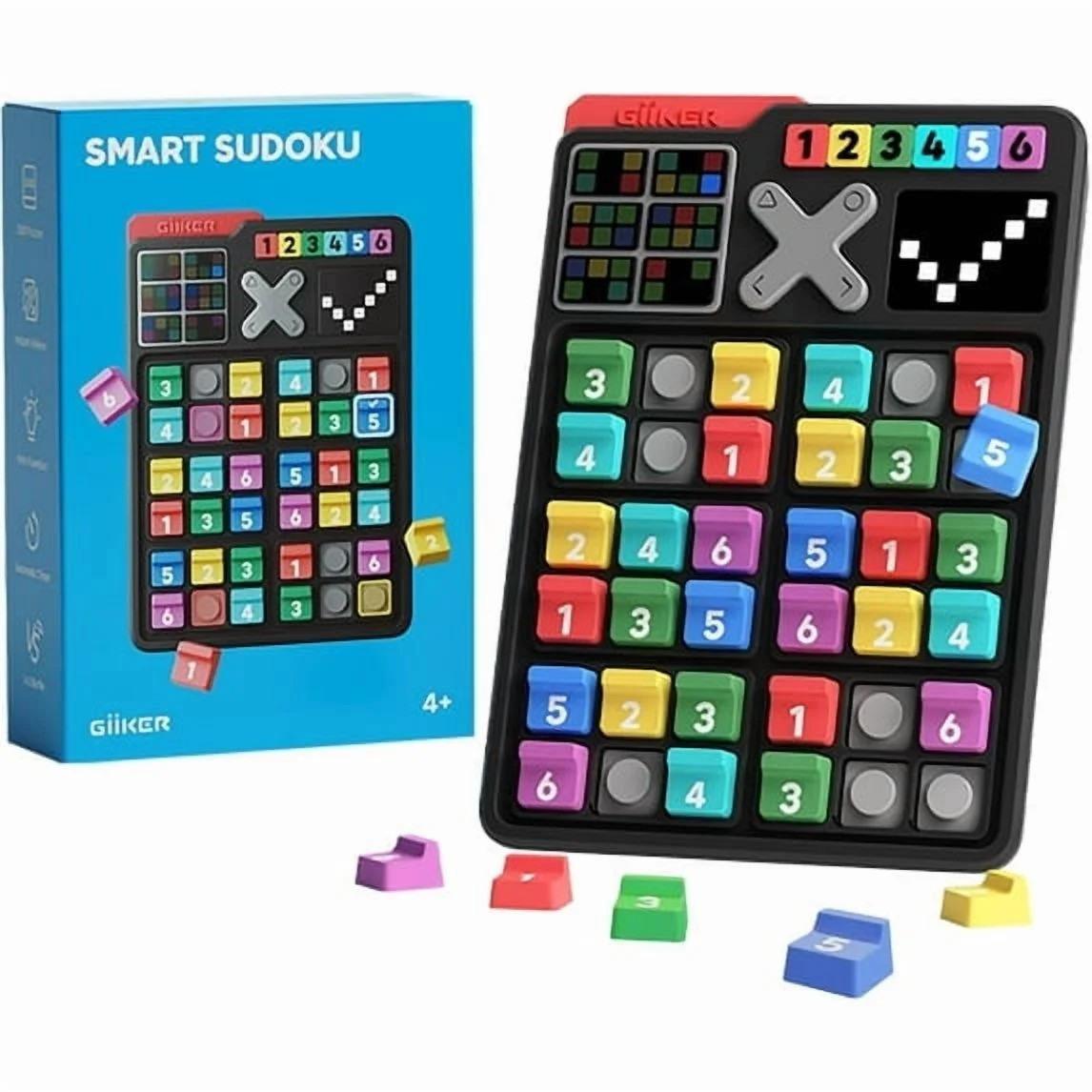 GiiKER Smart Sudoku,Original 2500 Challenges Sudoku,Brain Teaser Puzzle for Ages 4+,Travel and Bi... | Walmart (US)