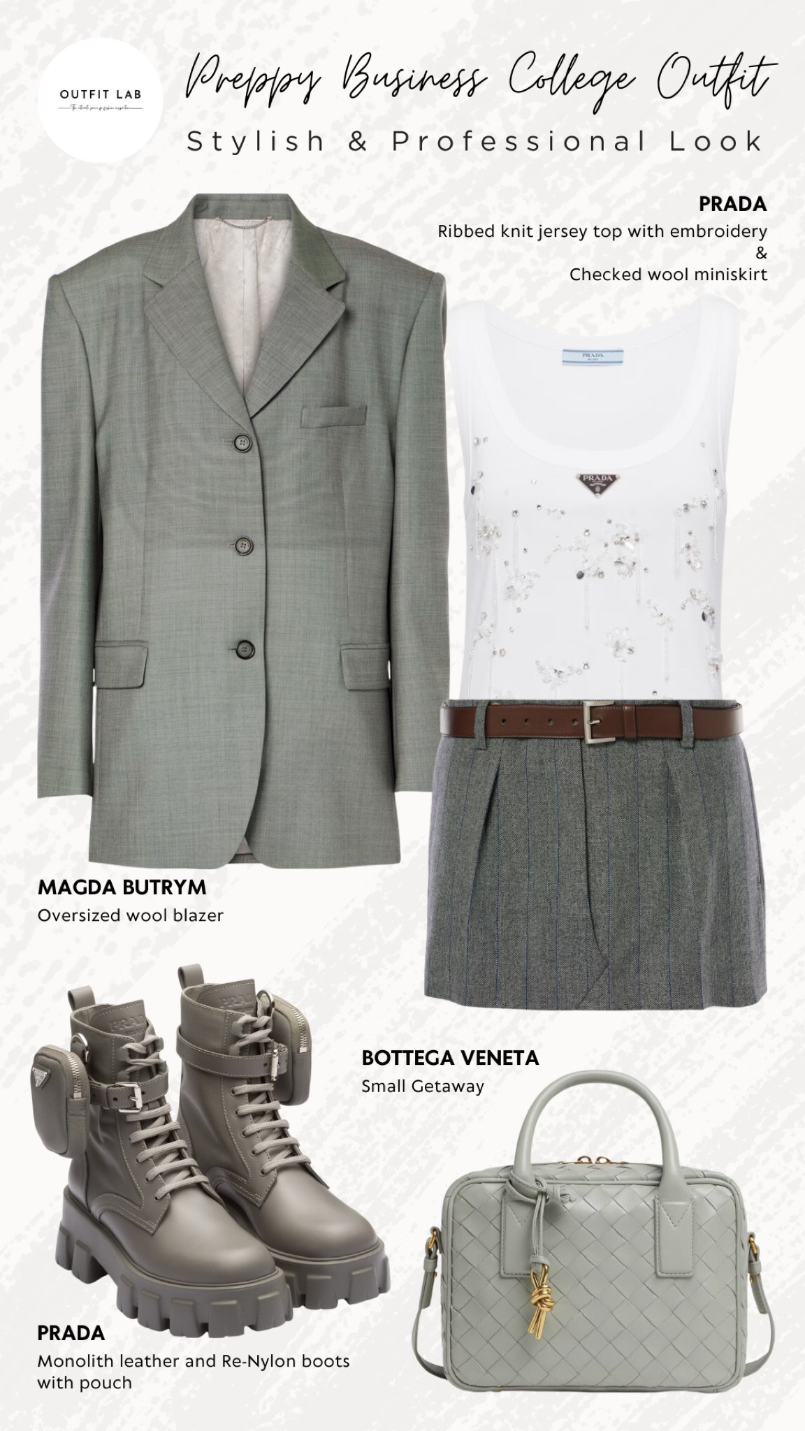 Preppy Business College Outfit: Stylish & Professional Looks – Shop Now!

Elevate your college style with this preppy business outfit. Featuring a chic Magda Butrym blazer paired with a trendy Prada miniskirt, boots, and top for a polished look. Complete the ensemble with a sophisticated Bottega Veneta bag. Perfect for making a stylish impression on campus, this outfit combines professionalism with fashion-forward details. Shop now to enhance your wardrobe with this stylish and professional preppy college outfit!


#LTKU #LTKWorkwear #LTKStyleTip