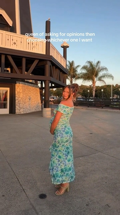 Went with dress option #3 🤭🫠🫶🏻