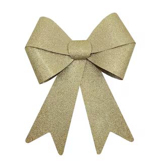 18" Gold Glitter Bow by Celebrate It™ Christmas | Michaels Stores