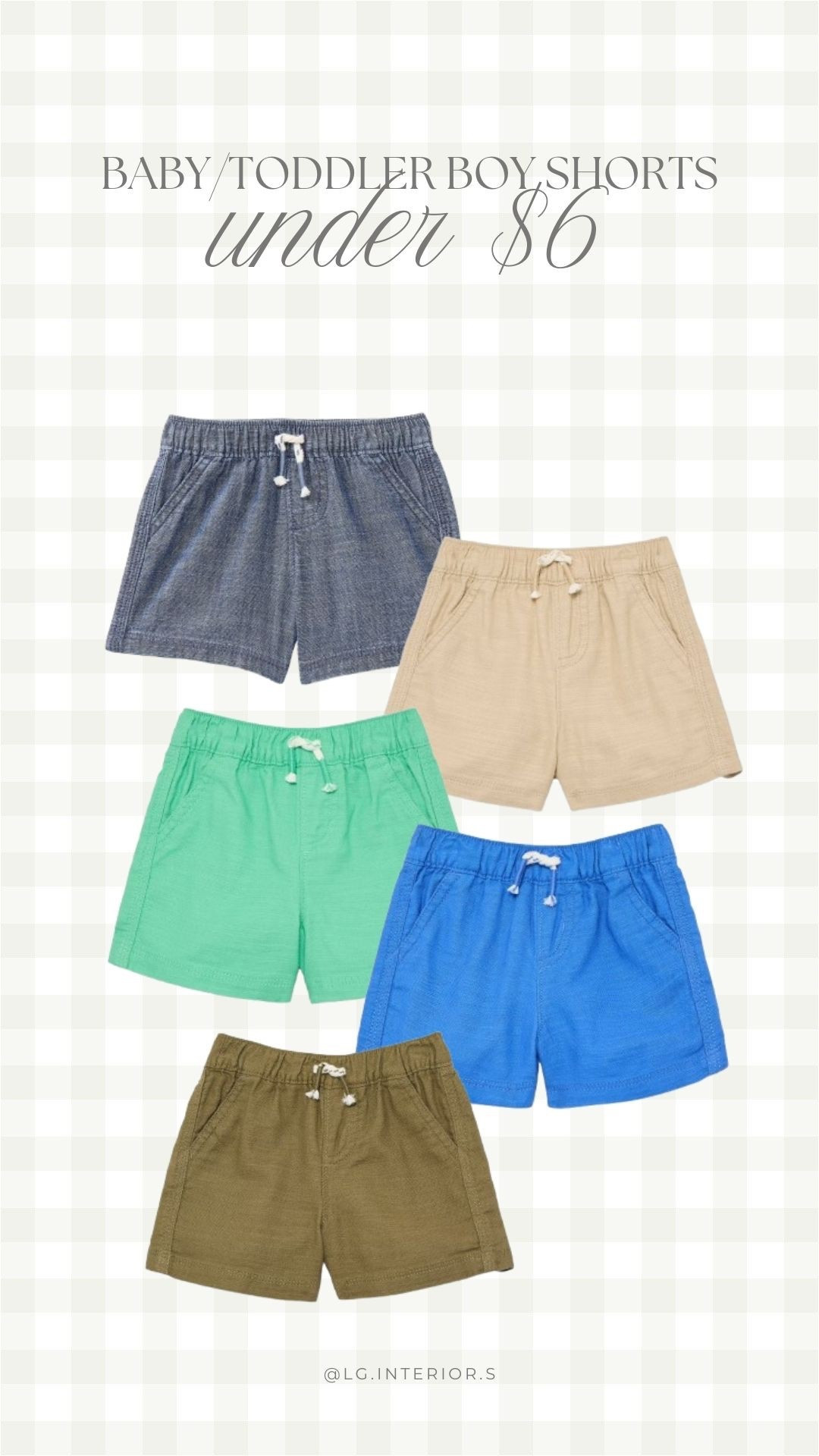 Baby/toddler boy shorts for under $6! 

#LTKmomlife #LTKBaby #LTKootd
