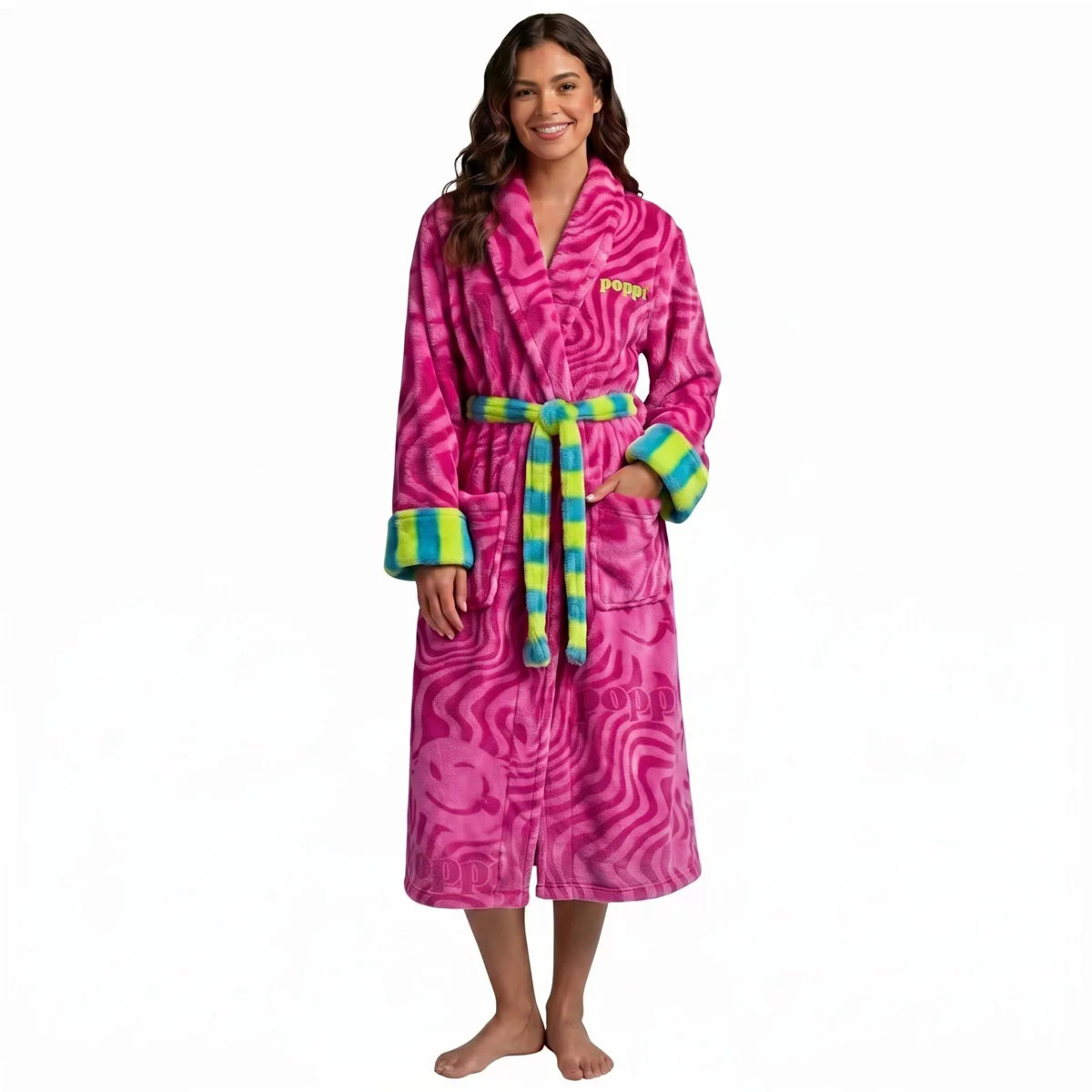 L/XL Poppi Dorm Bath Robe Pink | Target