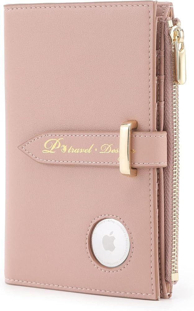 Airtag Passport Holder for Women, RFID Blocking Travel Passport Case with Credit Card Holders, Bifol | Amazon (US)