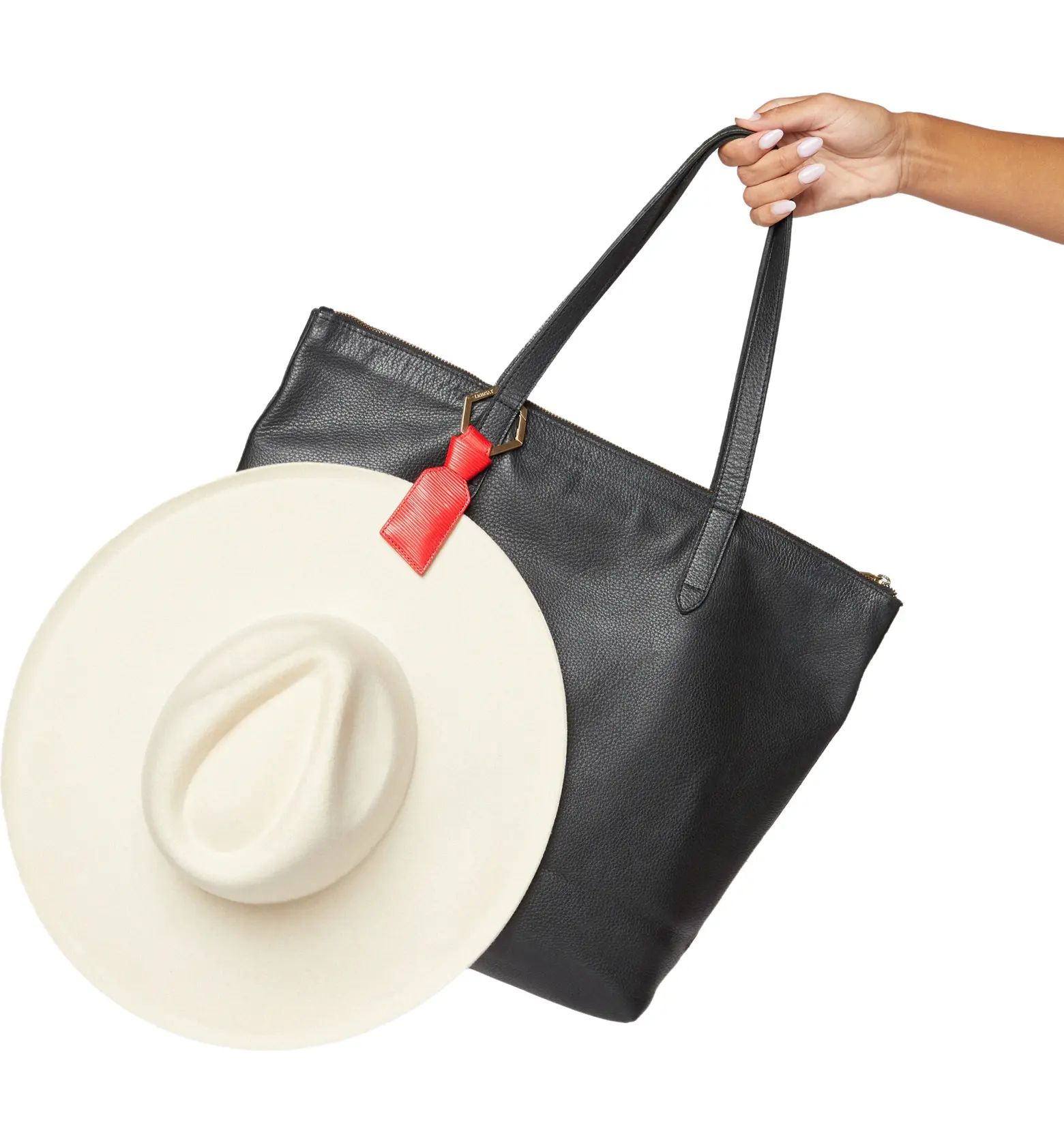 Lindsay Albanese TOPTOTE Leather Hat Holder | Nordstrom | Nordstrom