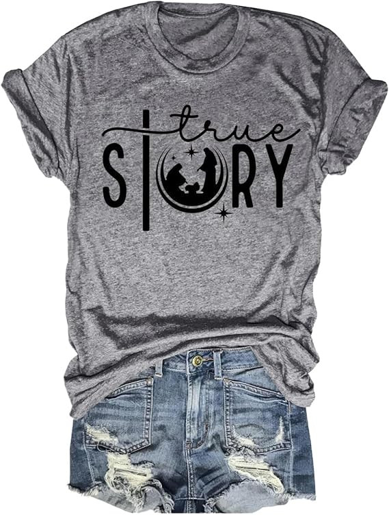 Beopjesk Women's Buffalo Plaid Tees Casual Short Sleeve Merry Letter Printed Graphic Blouse Tops | Amazon (US)