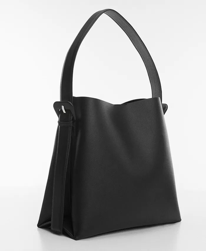 Women's Buckle Detail Shopper Bag | Macy's