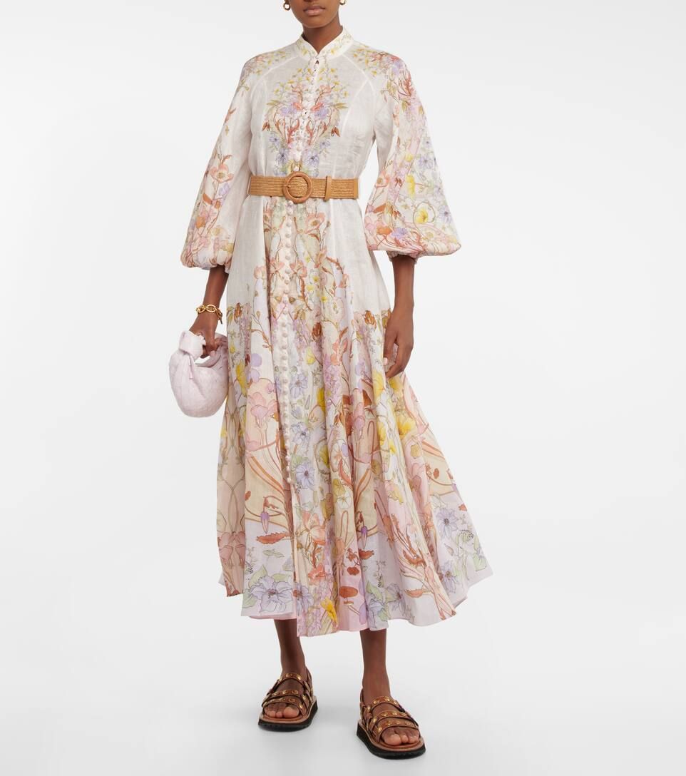 Jeannie Billow linen maxi dress | Mytheresa (US/CA)