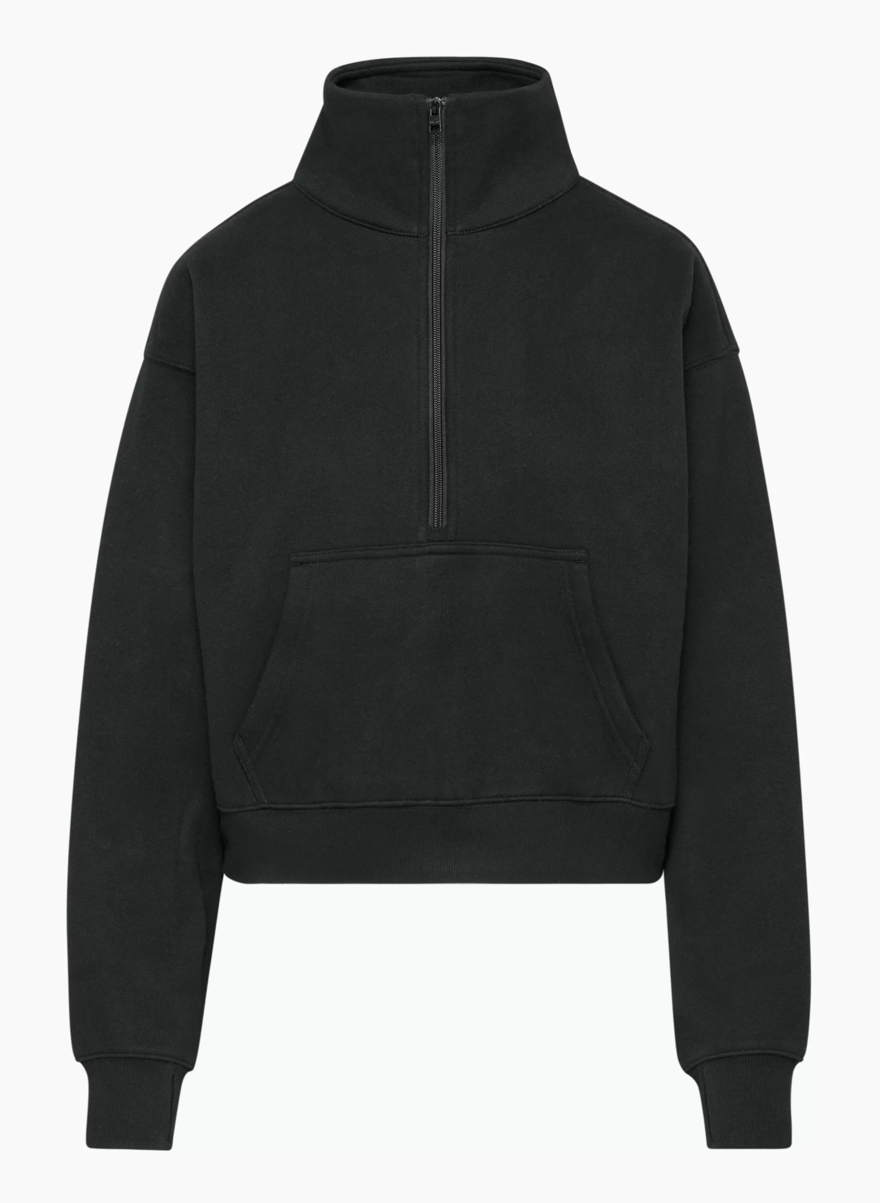 COZY FLEECE BOYFRIEND BOXY ½ ZIP SWEATSHIRT | Aritzia