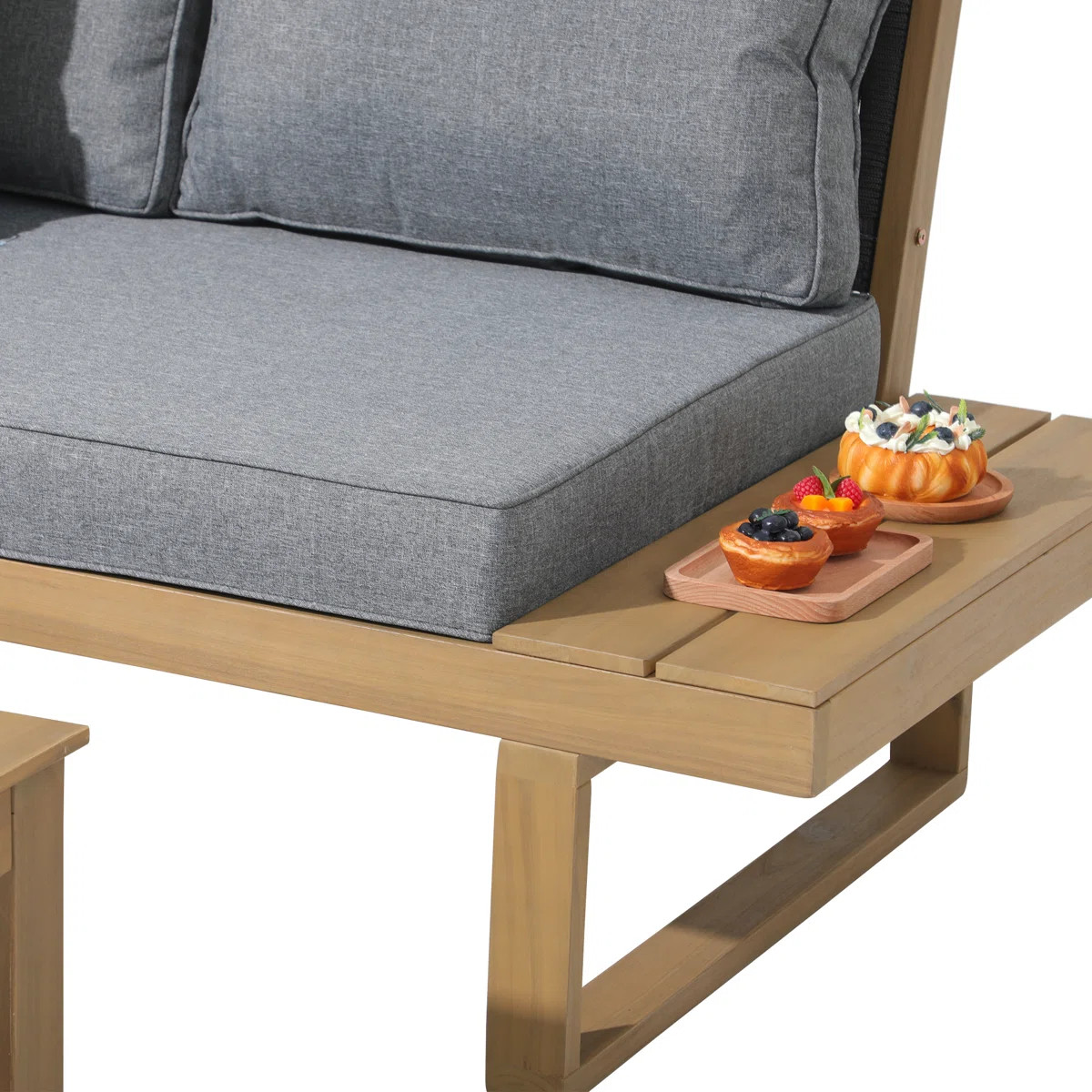 Divyanka Acacia 5 - Person Modular Patio Conversation Sets with Cushions | Wayfair North America