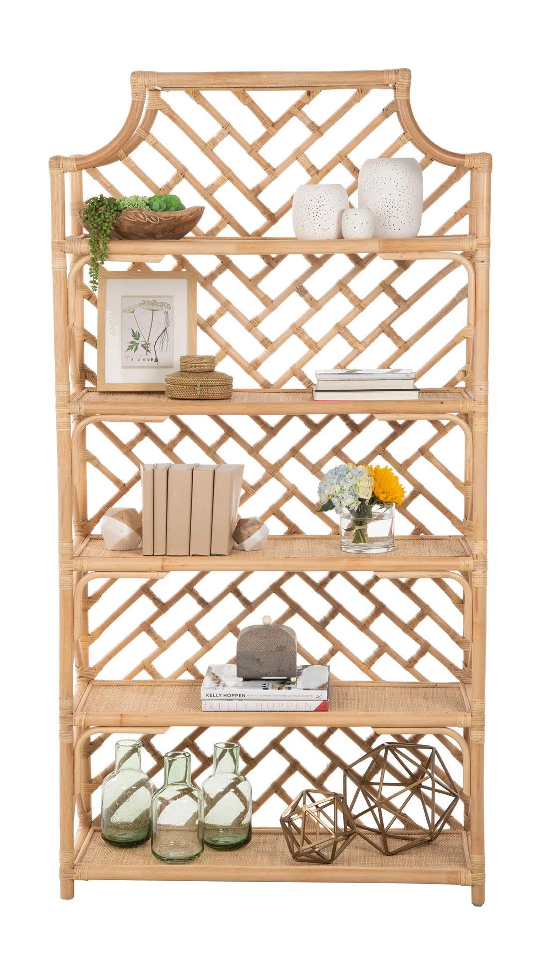 Beachcrest Home™ Alderson 72" H x 37.5" W Solid Wood Standard Bookcase | Wayfair | Wayfair North America
