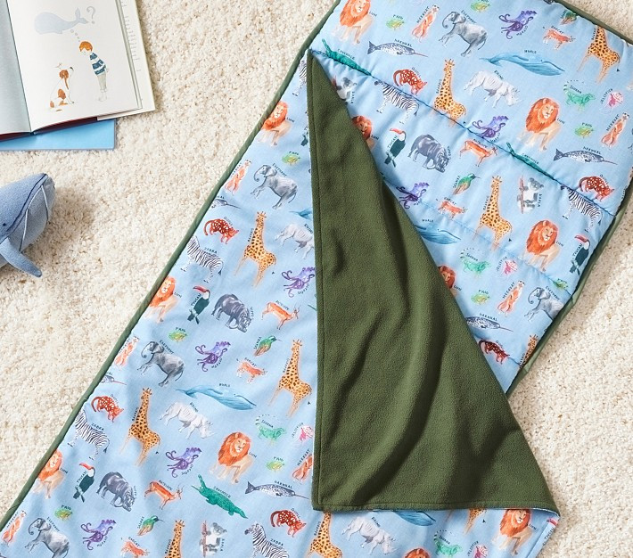 Mackenzie Brendan Safari Animals Nap Mat | Pottery Barn Kids