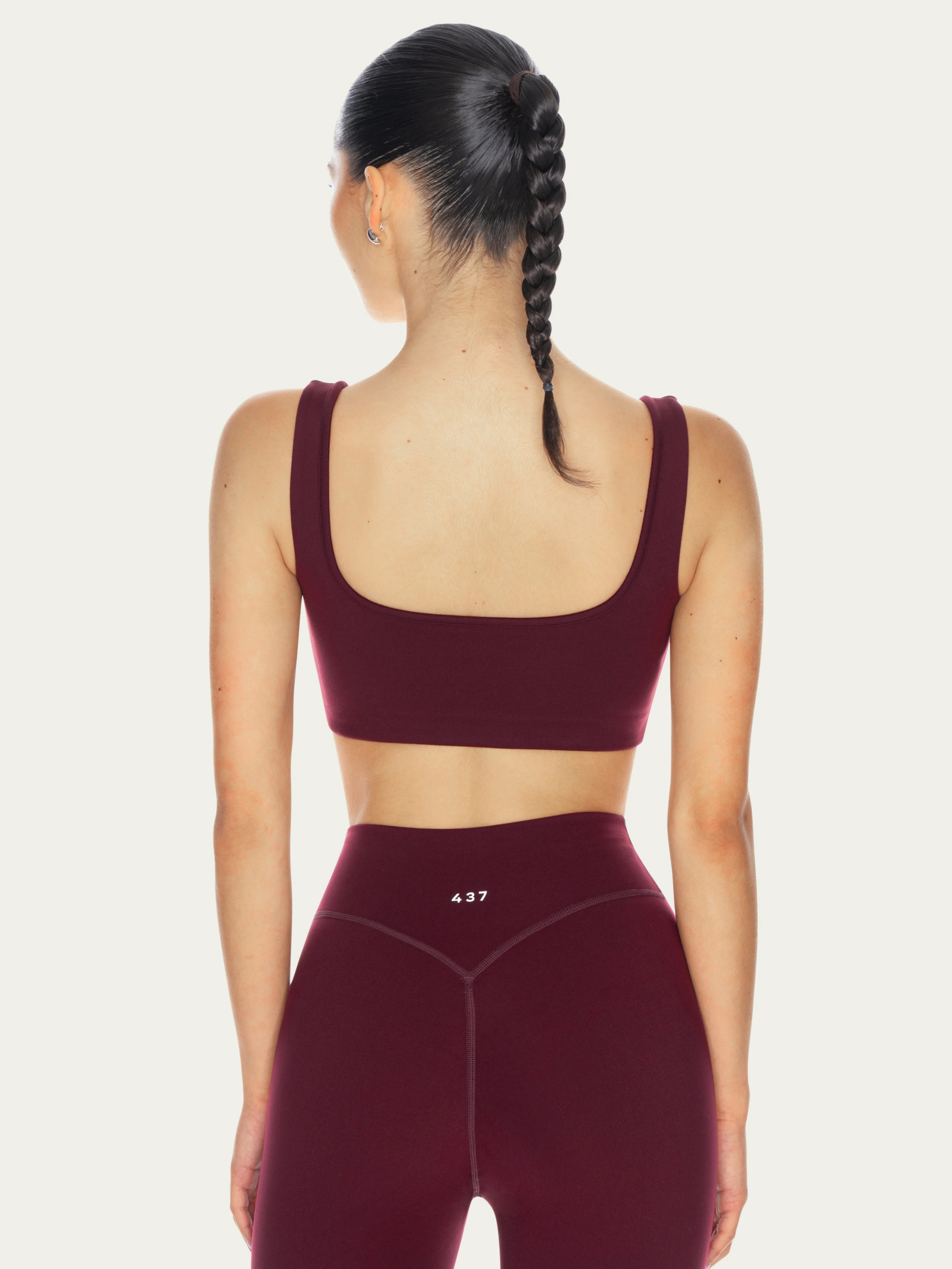 The Square Bra Black Cherry | 437