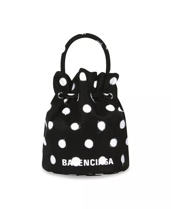 Wheel XS Drawstring Bucket Bag in Sprayed Polka Dots Printed Recycled Nylon | Bloomingdale's (US)