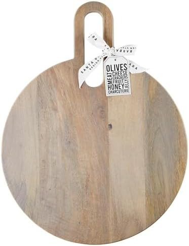 Santa Barbara Design Studio Mango Wood Charcuterie Boards Cheese Board Round Cutting Board, Large... | Amazon (US)