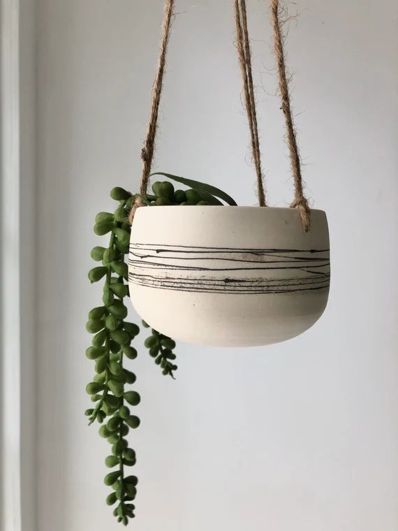 Handmade Ceramic Hanging Planter | Etsy (US)