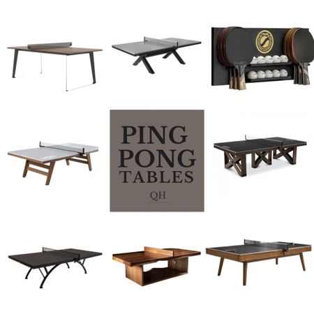 Stylish modern ping pong tables to be proud of 🏓 

#LTKhome