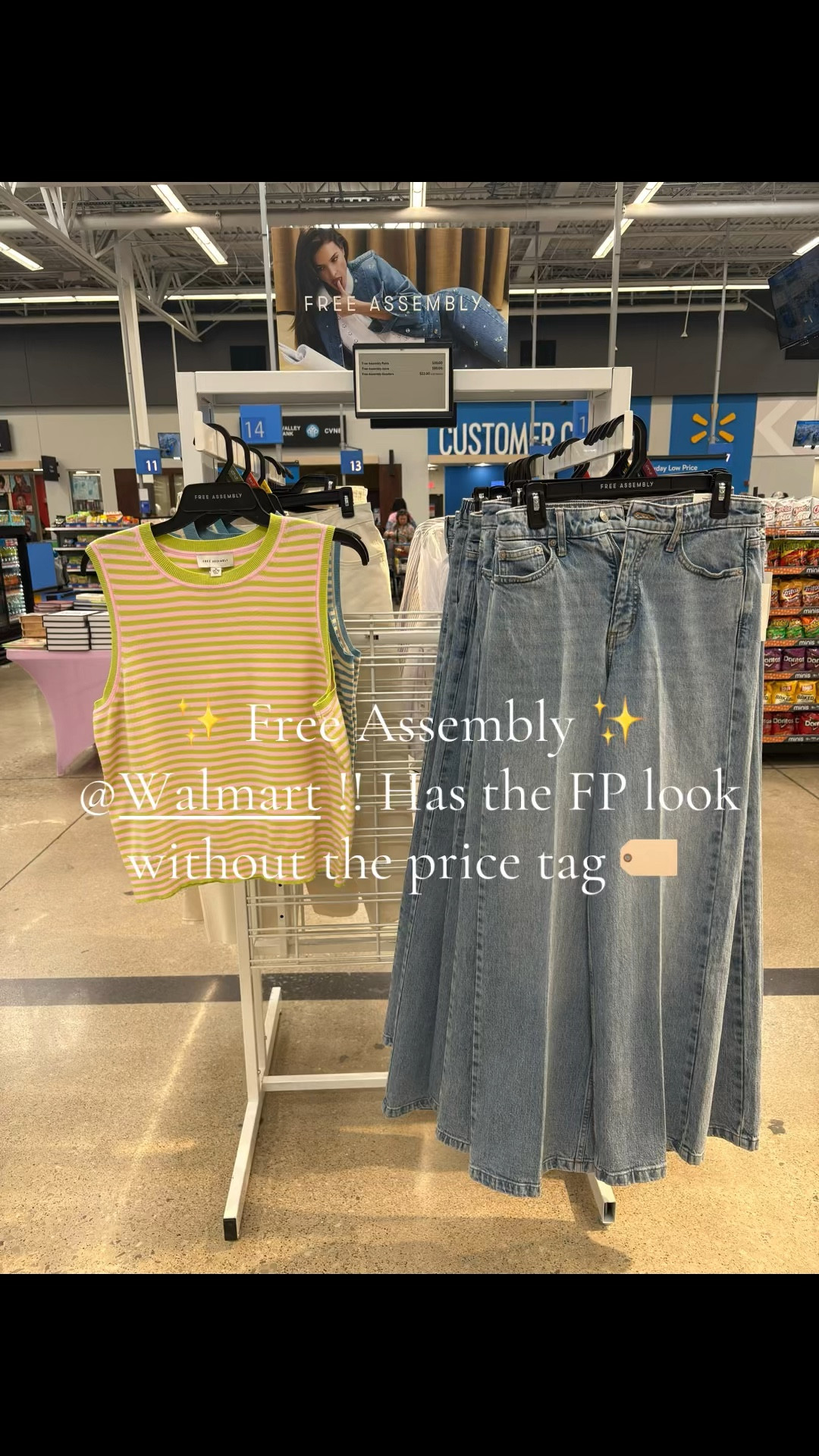 I am loving the FP looks for less at @Walmart!! #fplookforless #walmartfashion