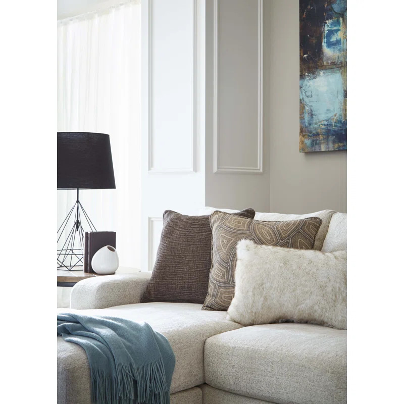 Conley 133" Wide Right Hand Facing Sofa & Chaise | Wayfair North America