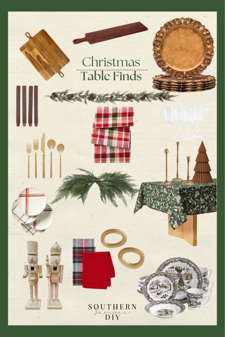 Christmas dinner tablescape finds 

#LTKHoliday #LTKhome #LTKSeasonal