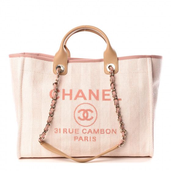 CHANEL

Mixed Fibers Calfskin Striped Medium Deauville Tote Light Pink


70 | Fashionphile