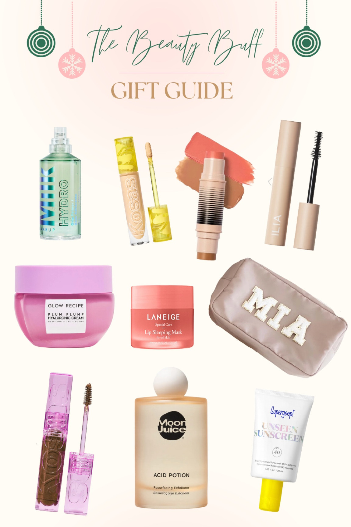 Gift guide for the beauty buff in your life! ✨ Dibs, kosas, milk, supergoop 🤍

#LTKHoliday #LTKGiftGuide #LTKbeauty