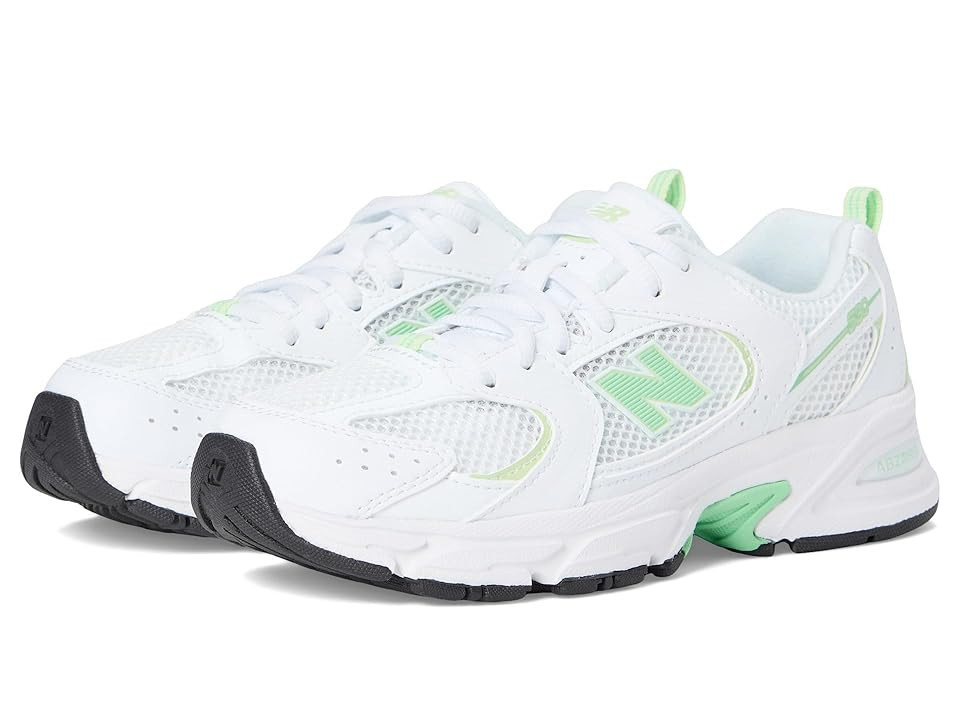 New Balance Kids 530 (Big Kid) Kids Shoes White/Melon Water : 6.5 Big Kid M | Zappos
